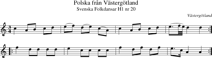 Polska frn Vstergtland