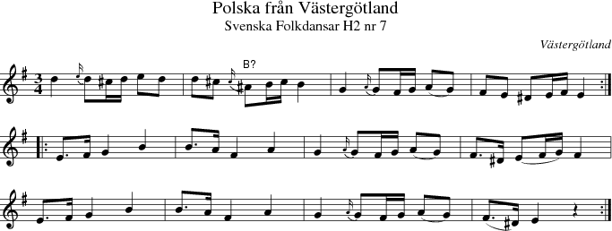 Polska frn Vstergtland