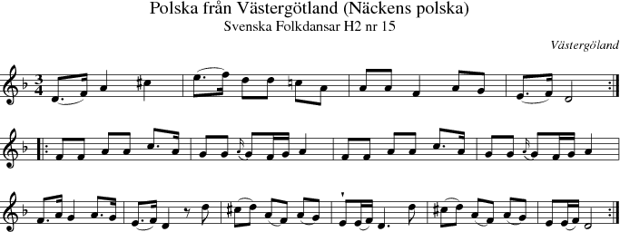 Polska frn Vstergtland (Nckens polska)