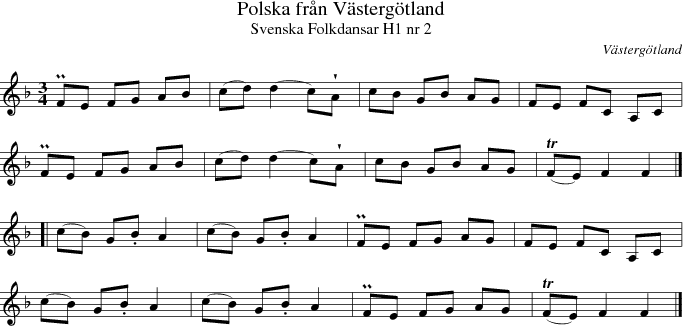 Polska frn Vstergtland