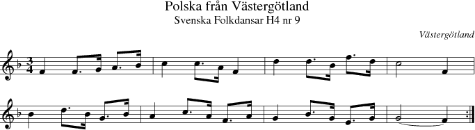 Polska frn Vstergtland