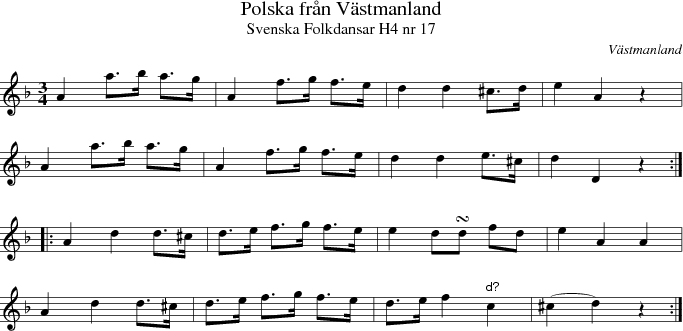 Polska frn Vstmanland