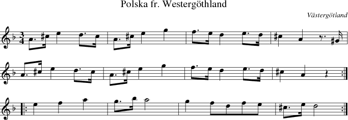 Polska fr. Westerg�thland