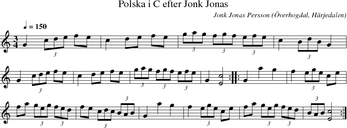 Polska i C efter Jonk Jonas