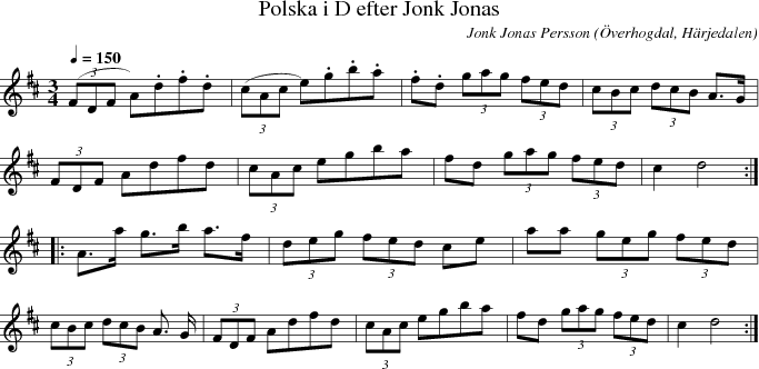Polska i D efter Jonk Jonas