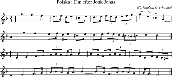 Polska i Dm efter Jonk Jonas