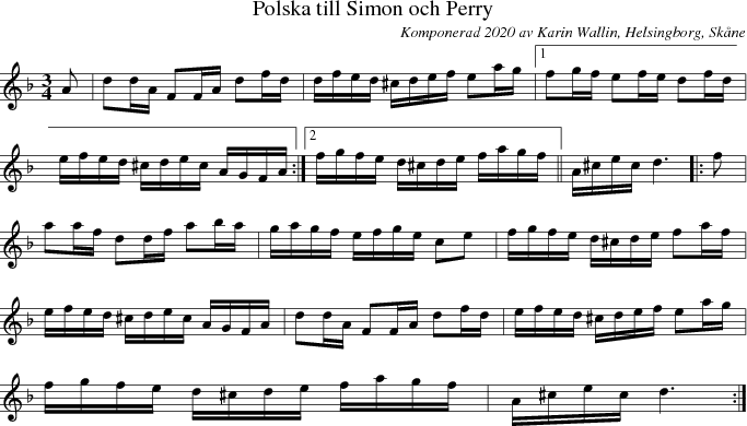 Polska till Simon och Perry