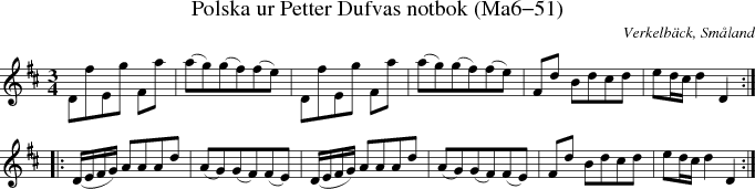 Polska ur Petter Dufvas notbok (Ma6-51)