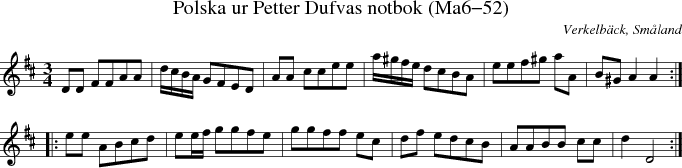 Polska ur Petter Dufvas notbok (Ma6-52)