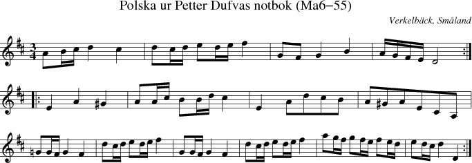 Polska ur Petter Dufvas notbok (Ma6-55)