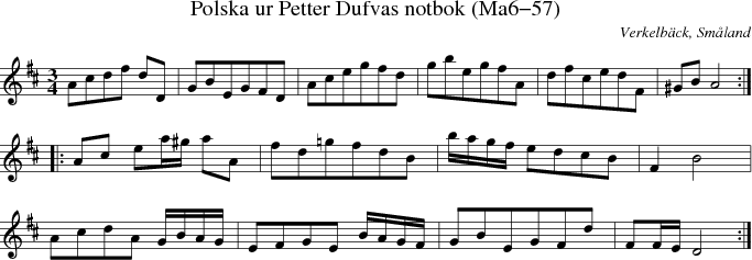 Polska ur Petter Dufvas notbok (Ma6-57)