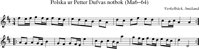 Polska ur Petter Dufvas notbok (Ma6-64)