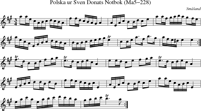 Polska ur Sven Donats Notbok (Ma5-228)