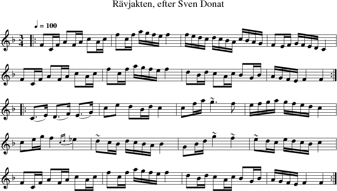 R�vjakten, efter Sven Donat