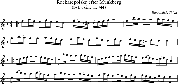 Rackarepolska efter Munkberg 