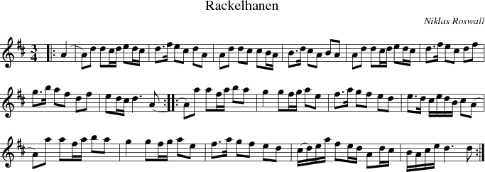 Rackelhanen