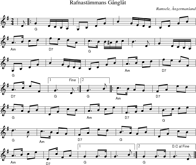 Rafnast�mmans G�ngl�t