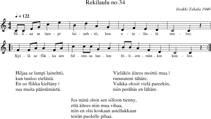 Rekilaulu no.34