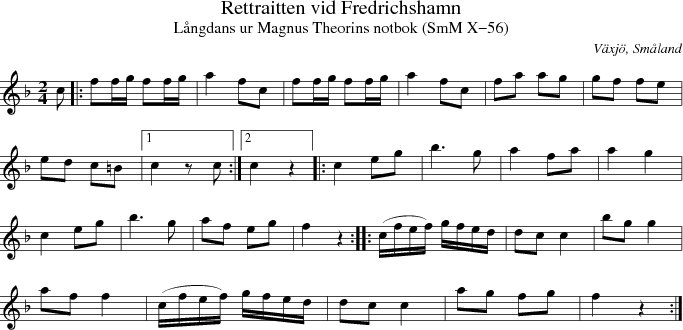 Rettraitten vid Fredrichshamn