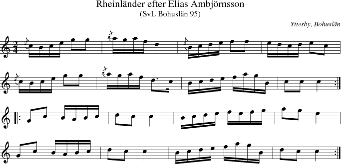 Rheinl�nder efter Elias Ambj�rnsson