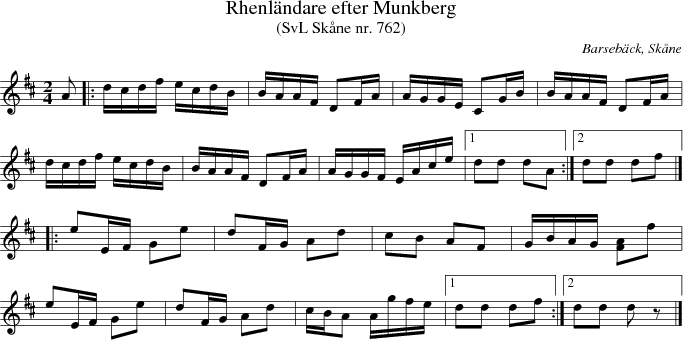 Rhenl�ndare efter Munkberg 
