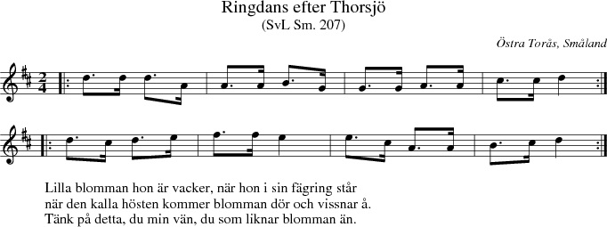 Ringdans efter Thorsj�