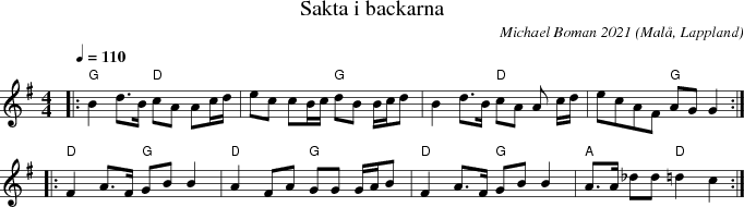 Sakta i backarna