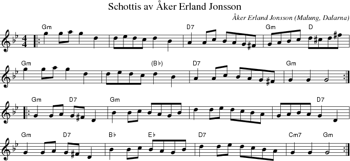 Schottis av ker Erland Jonsson