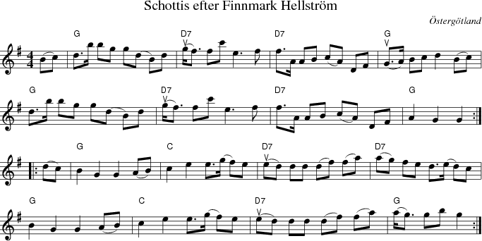 Schottis efter Finnmark Hellstr�m