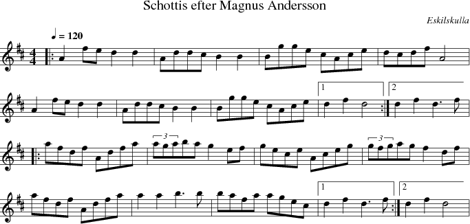 Schottis efter Magnus Andersson
