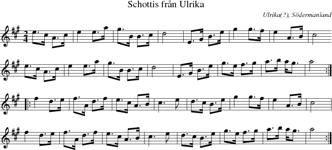 Schottis fr�n Ulrika