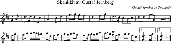 Sknklt av Gustaf Jernberg