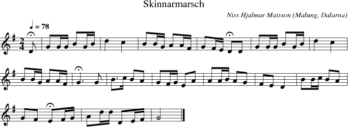 Skinnarmarsch