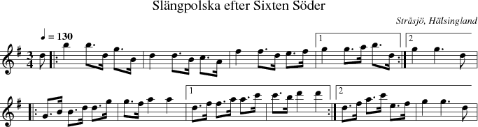 Slngpolska efter Sixten Sder