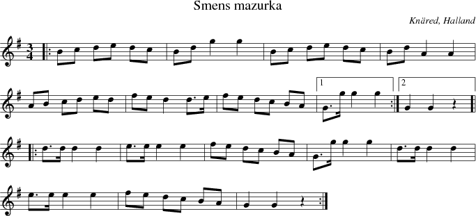 Smens mazurka