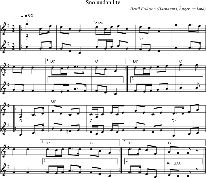 Sno undan lite