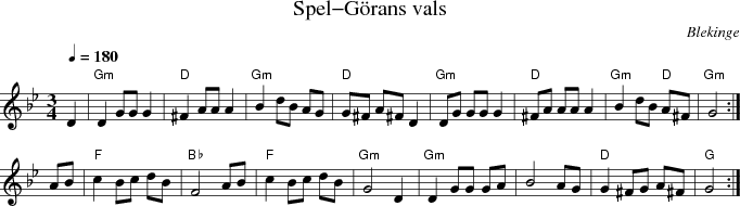 Spel-Grans vals