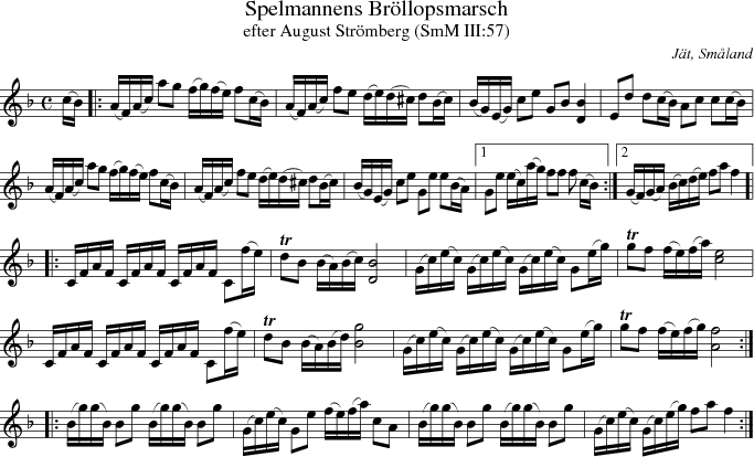 Spelmannens Brllopsmarsch