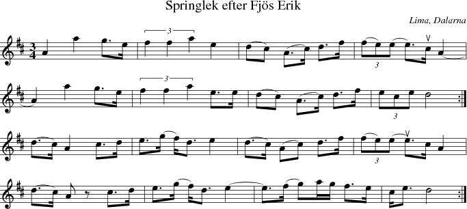 Springlek efter Fjs Erik