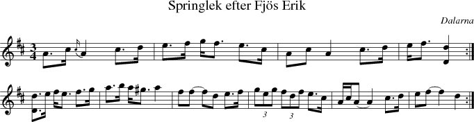 Springlek efter Fj�s Erik