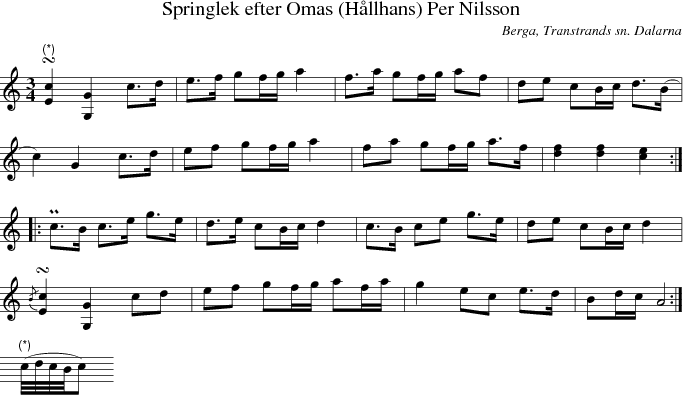 Springlek efter Omas (Hllhans) Per Nilsson