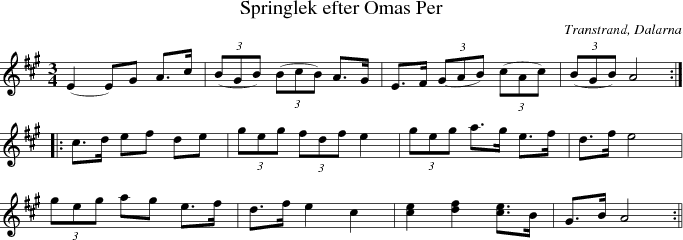 Springlek efter Omas Per