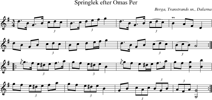 Springlek efter Omas Per