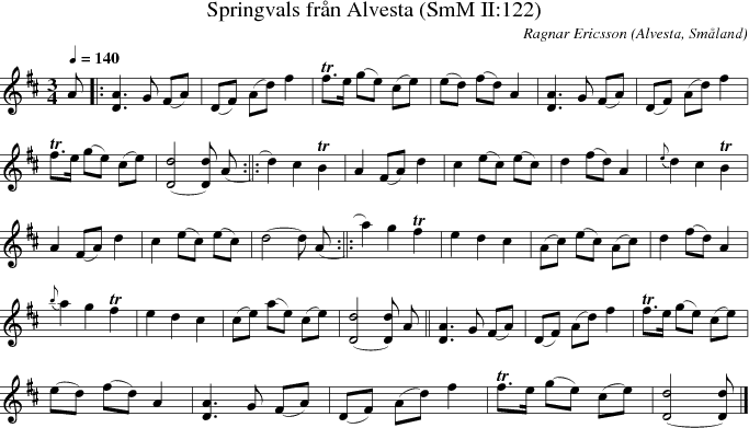 Springvals fr�n Alvesta (SmM II:122)