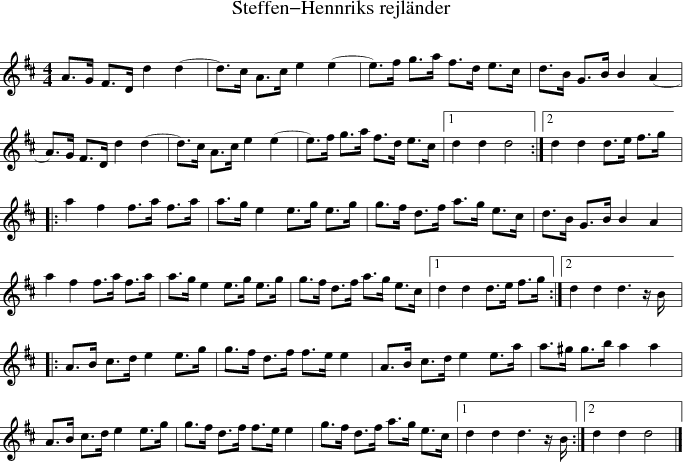 Steffen-Hennriks rejlnder