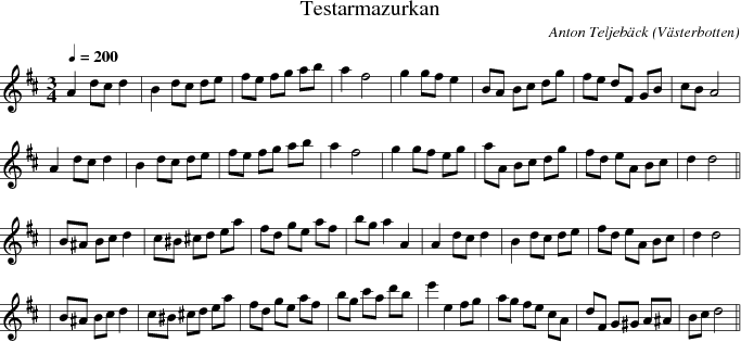 Testarmazurkan