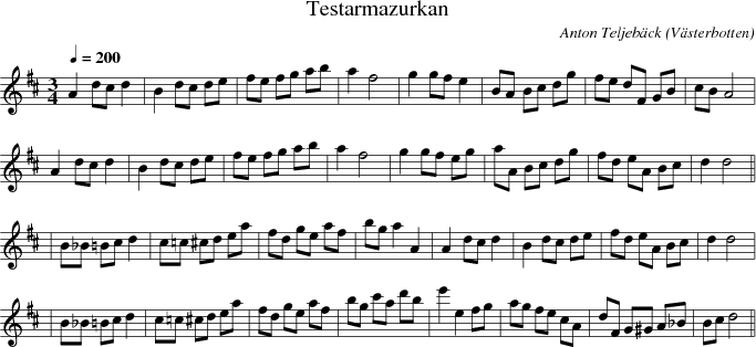 Testarmazurkan