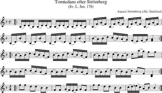 Tomtedans efter Strmberg