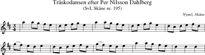 Tr�skodansen efter Per Nilsson Dahlberg