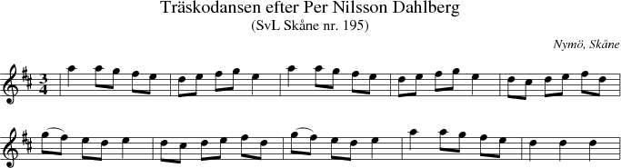 Trskodansen efter Per Nilsson Dahlberg